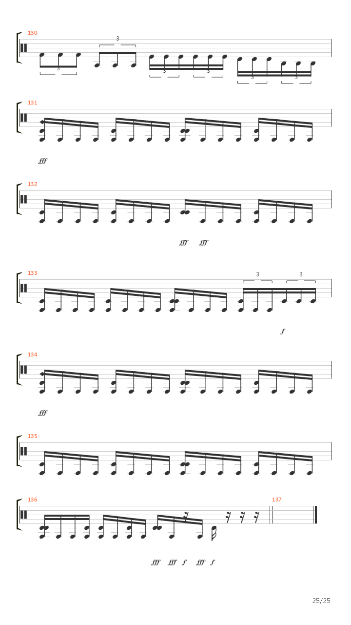 The Fallen吉他谱