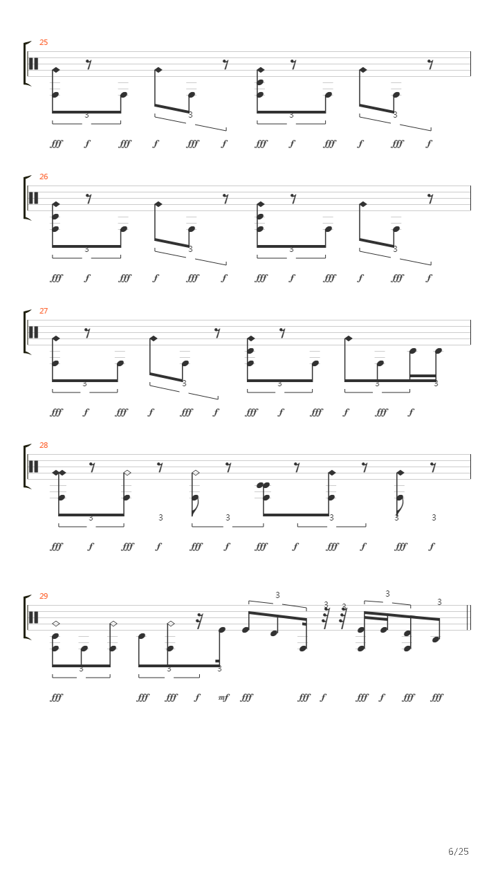 The Fallen吉他谱