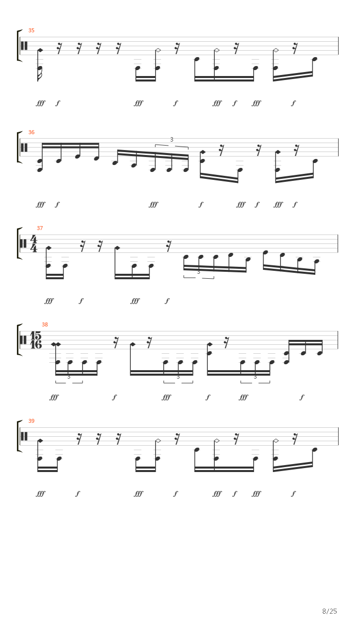 The Fallen吉他谱