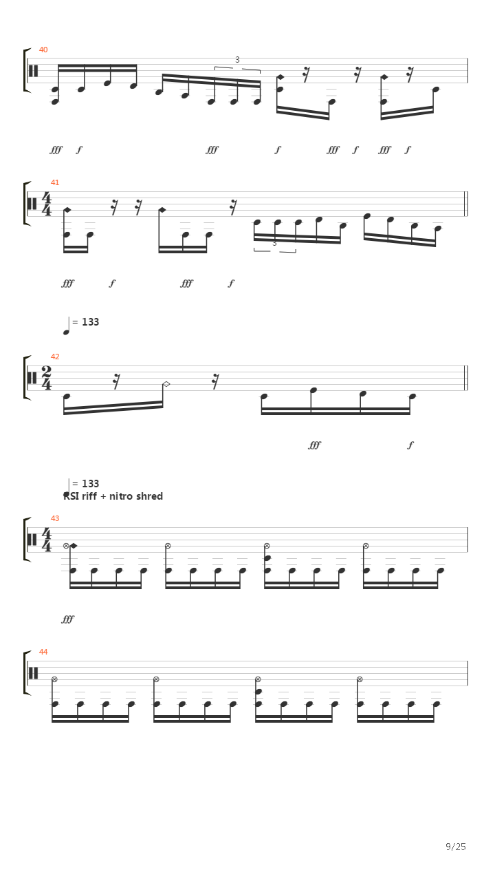 The Fallen吉他谱