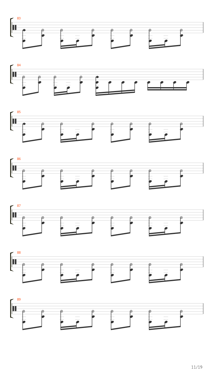 On The Outside吉他谱