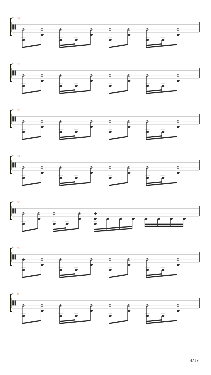 On The Outside吉他谱