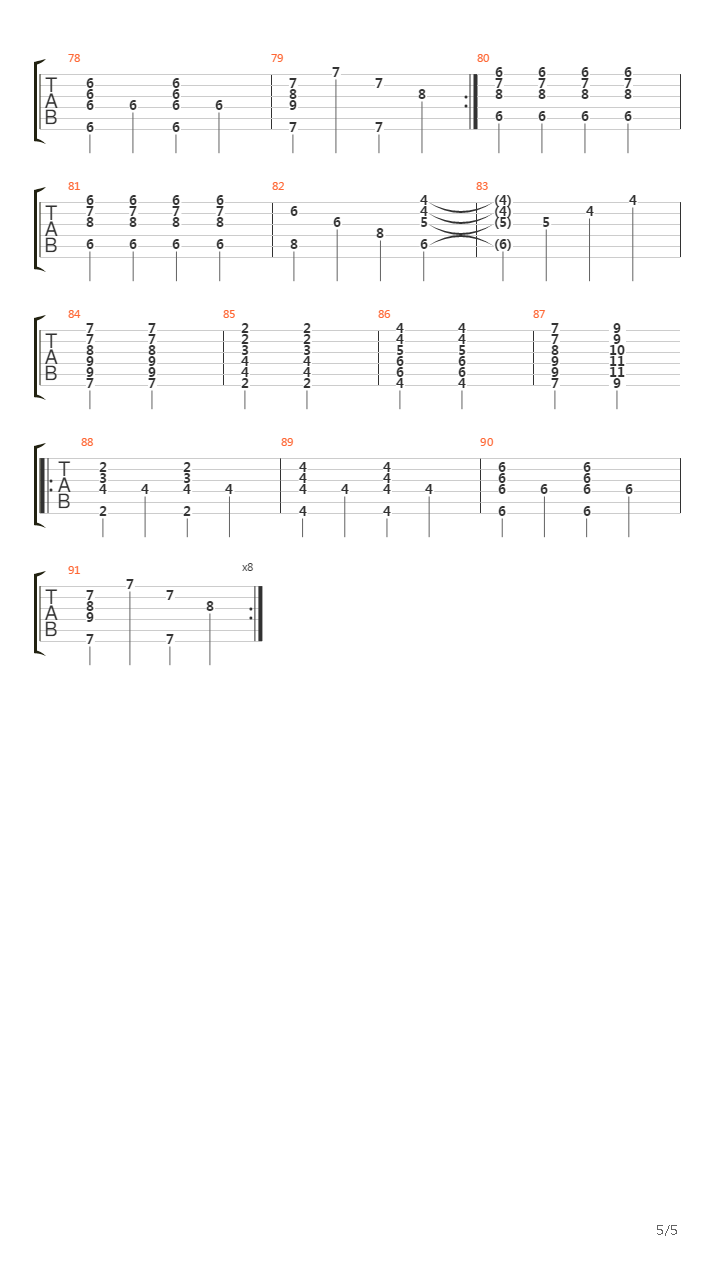 Babel吉他谱