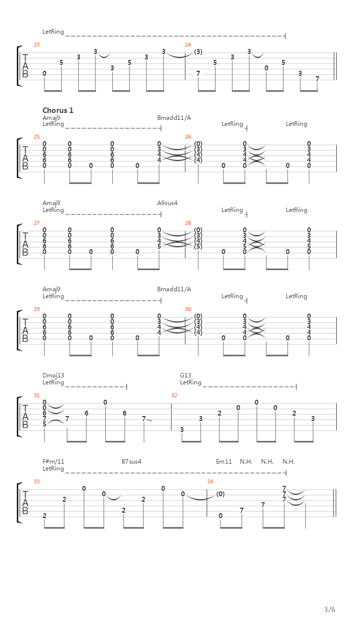 Path To Follow吉他谱