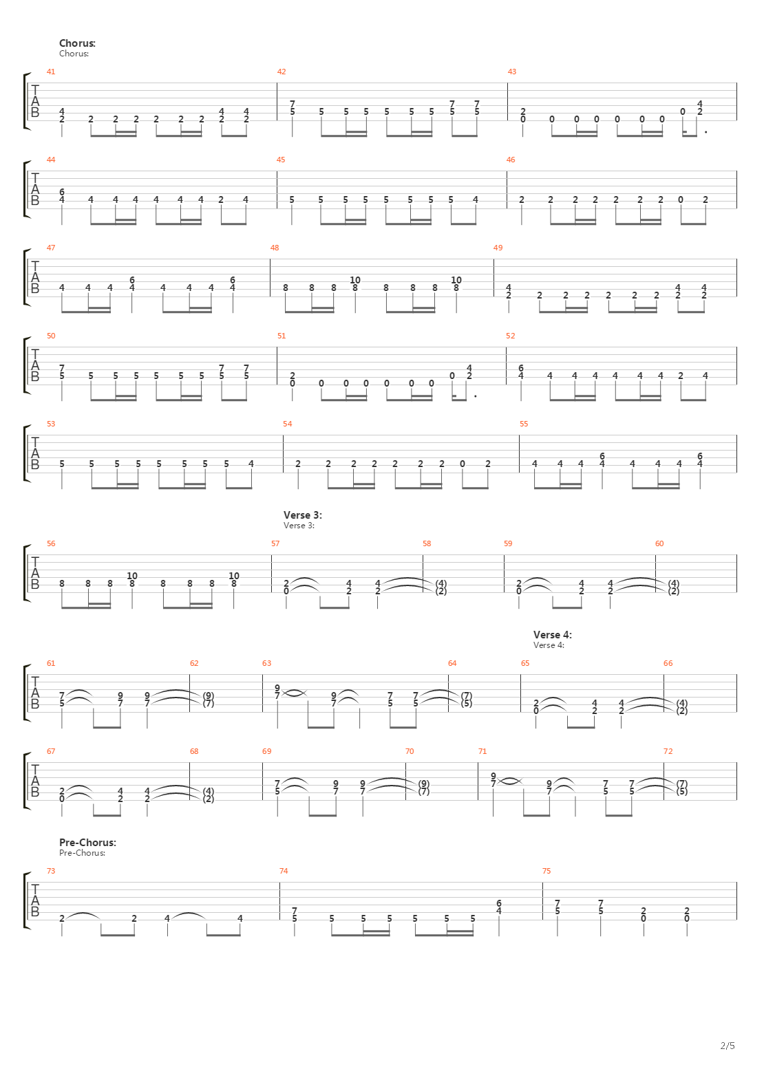 Test Of Time吉他谱