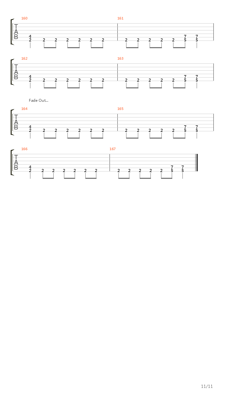 Test Of Time吉他谱