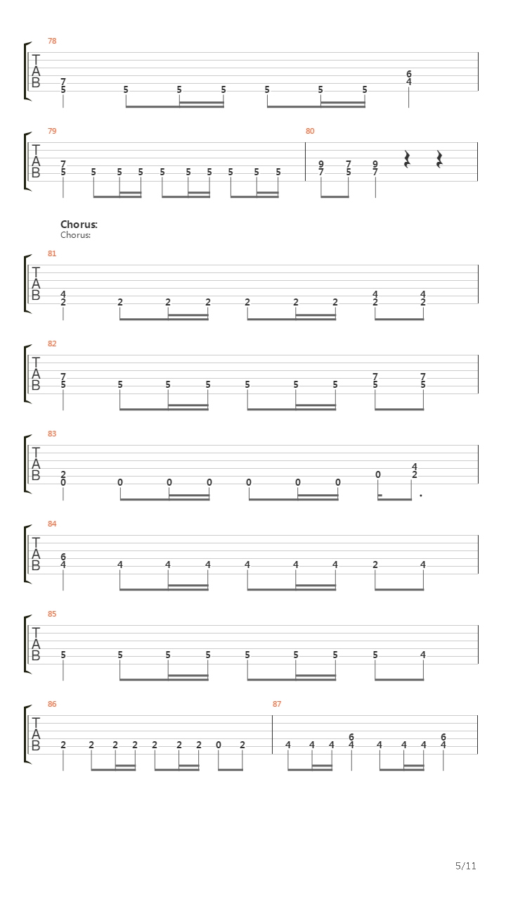 Test Of Time吉他谱