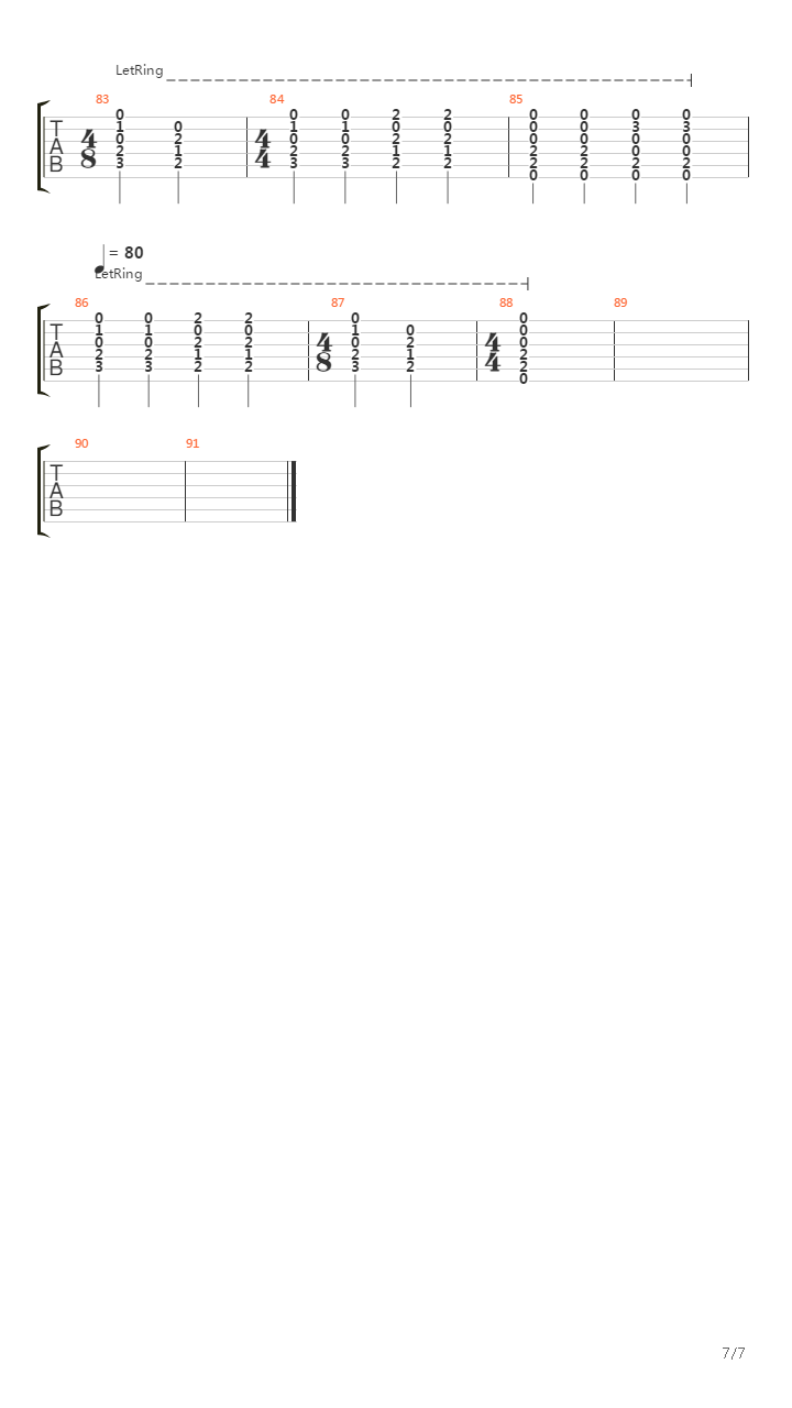 The Death Of You And Me吉他谱