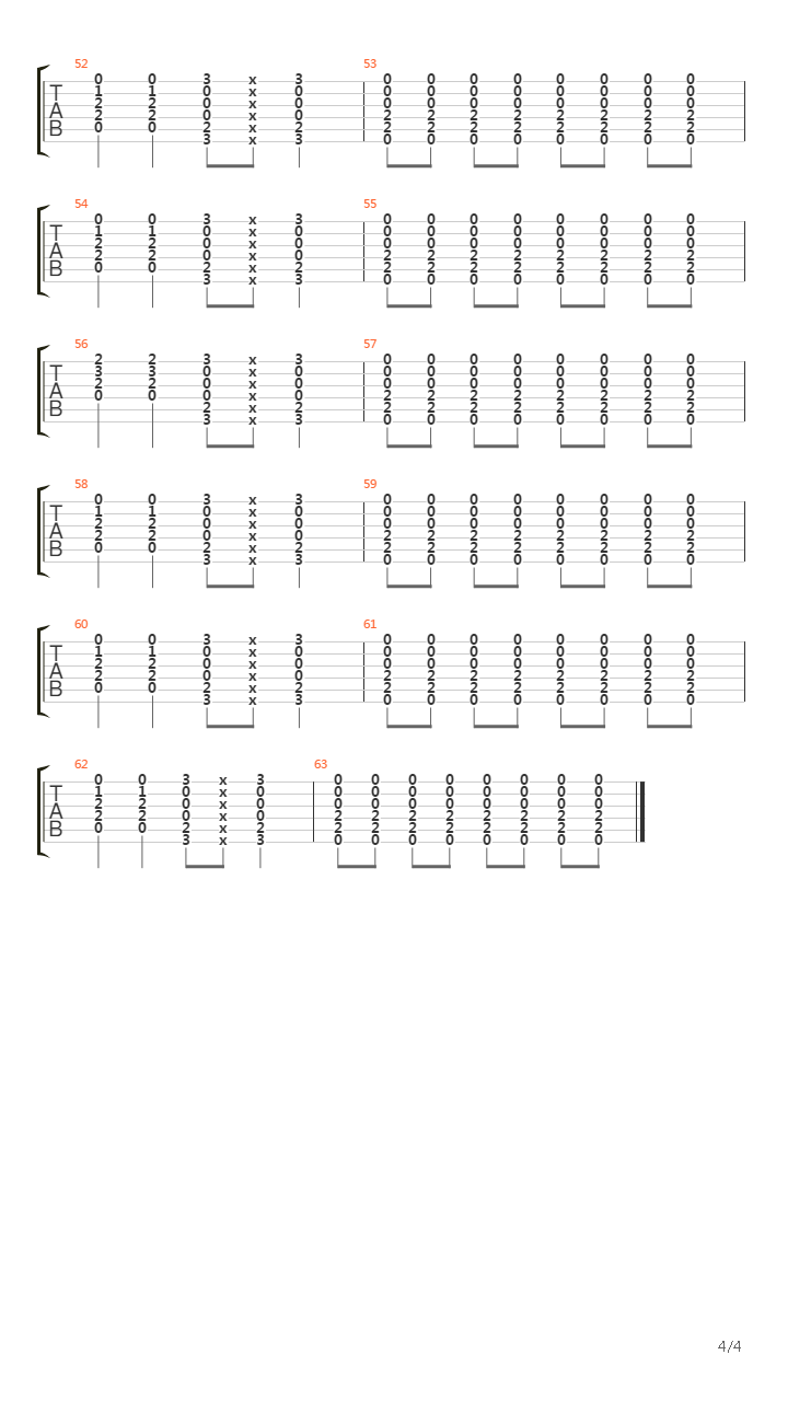 Apprends Dormir吉他谱