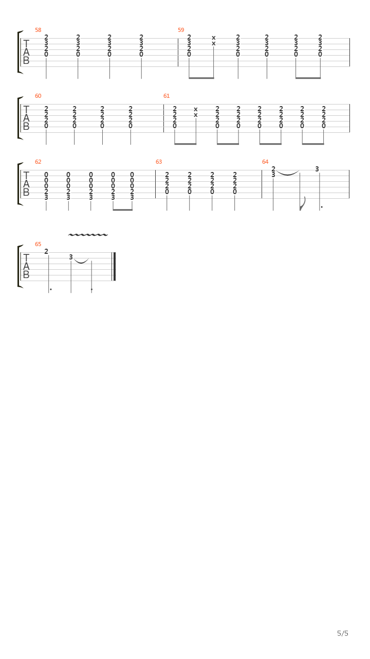 La-bas吉他谱