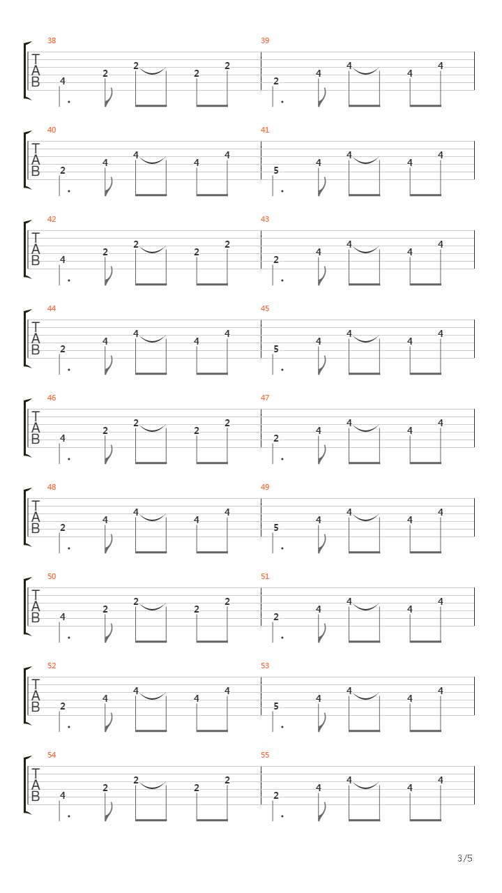 Le Fleuve吉他谱