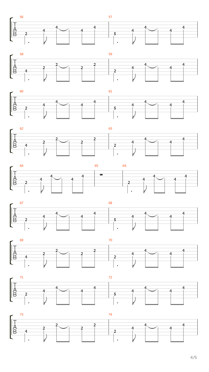 Le Fleuve吉他谱