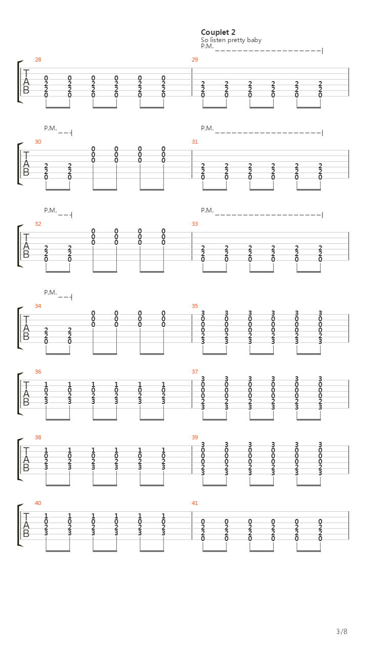 Nonono吉他谱