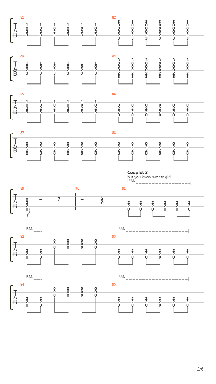 Nonono吉他谱