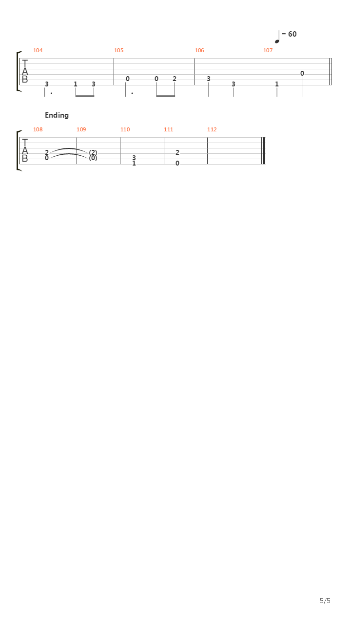 Black Moon Overture吉他谱