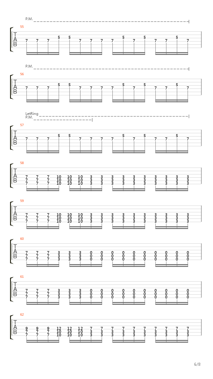 Cemetery Like Stage吉他谱