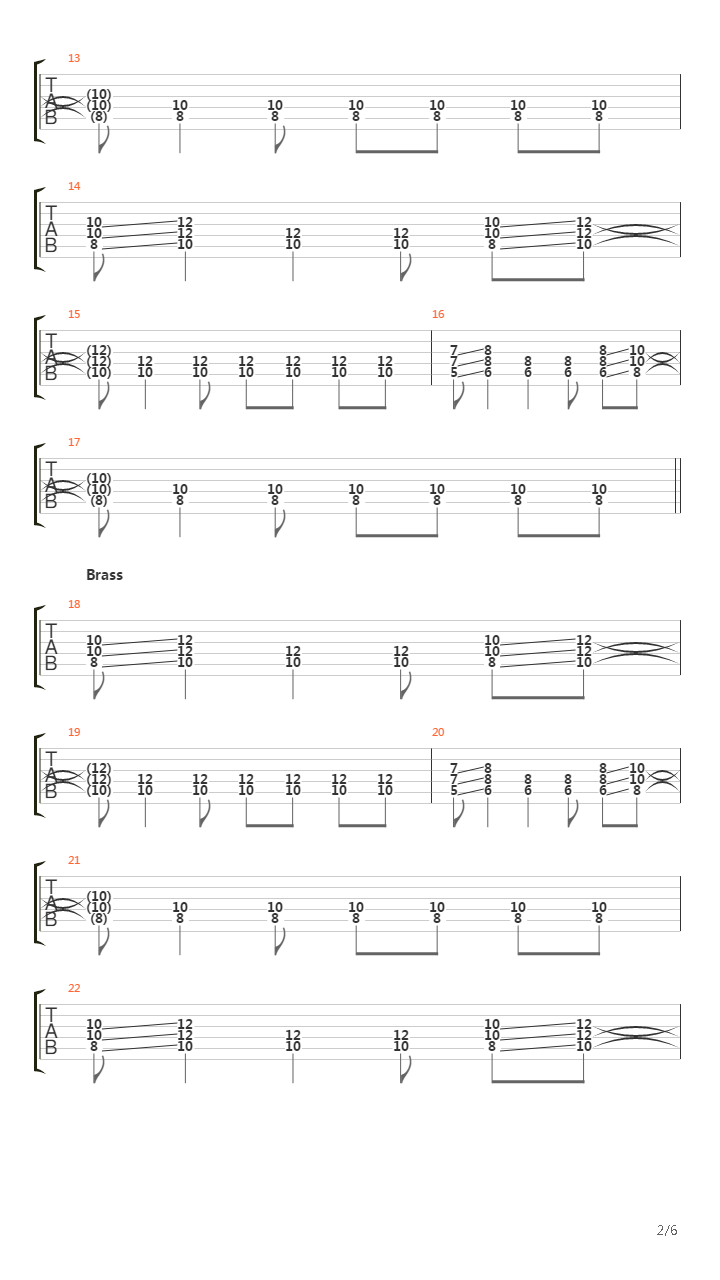 Take On Me吉他谱