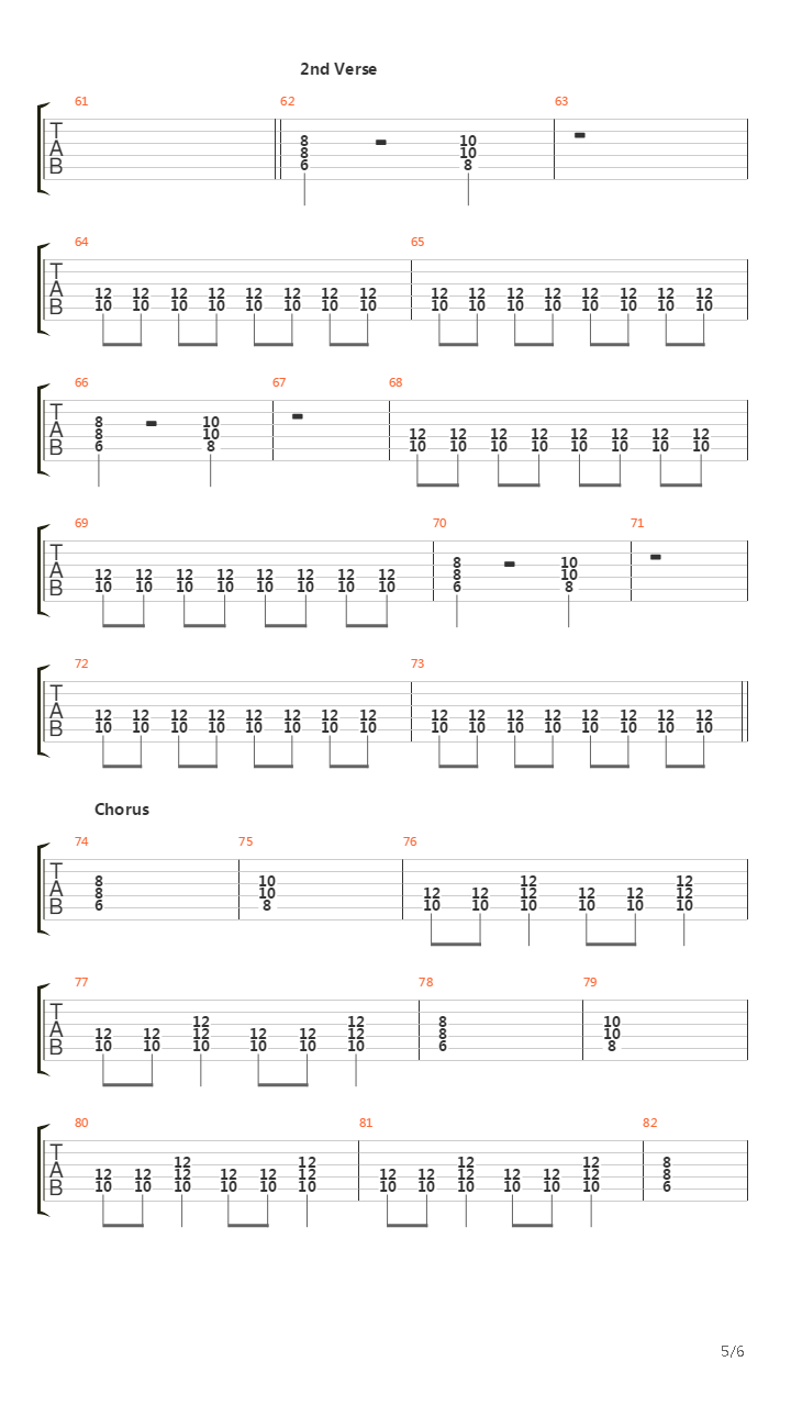 Take On Me吉他谱
