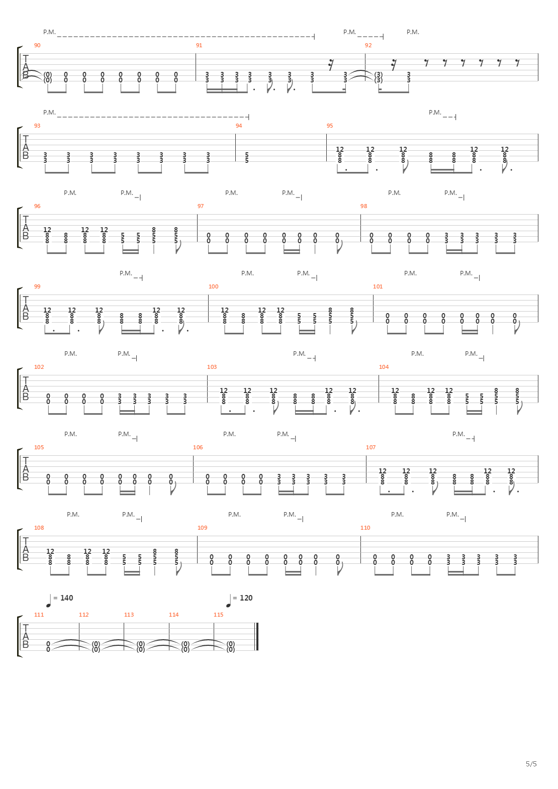 Solace吉他谱