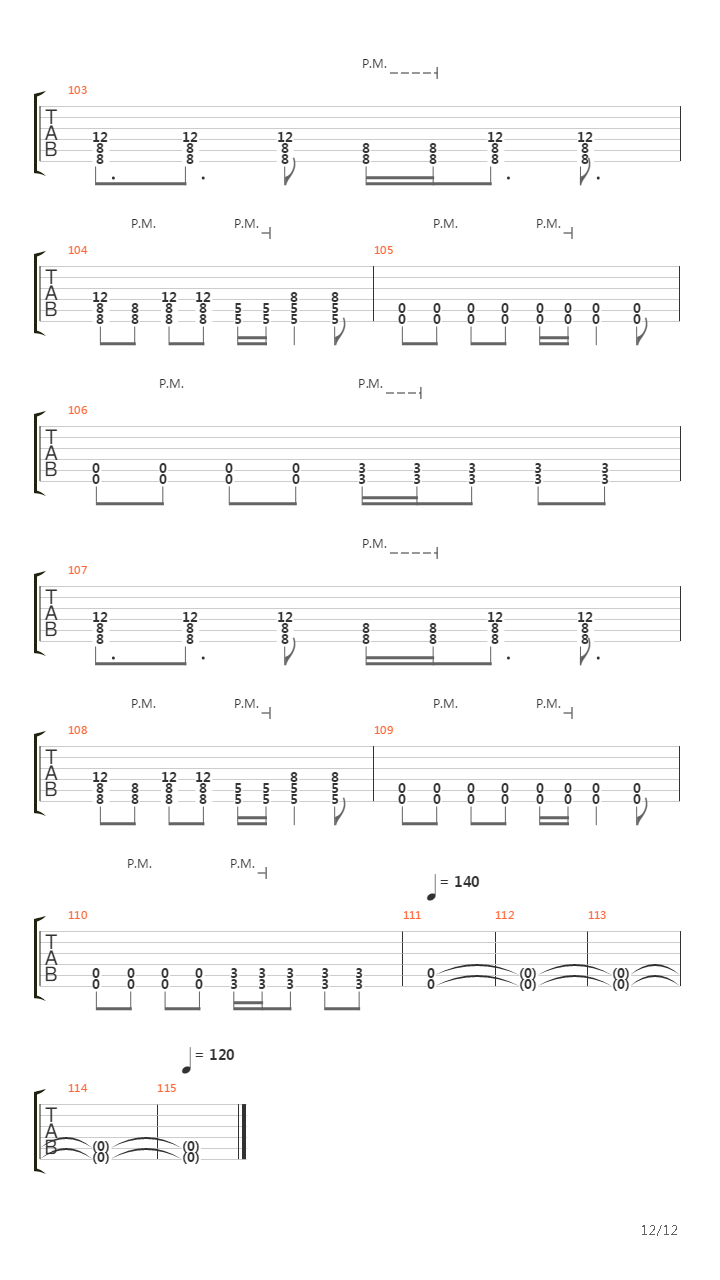 Solace吉他谱