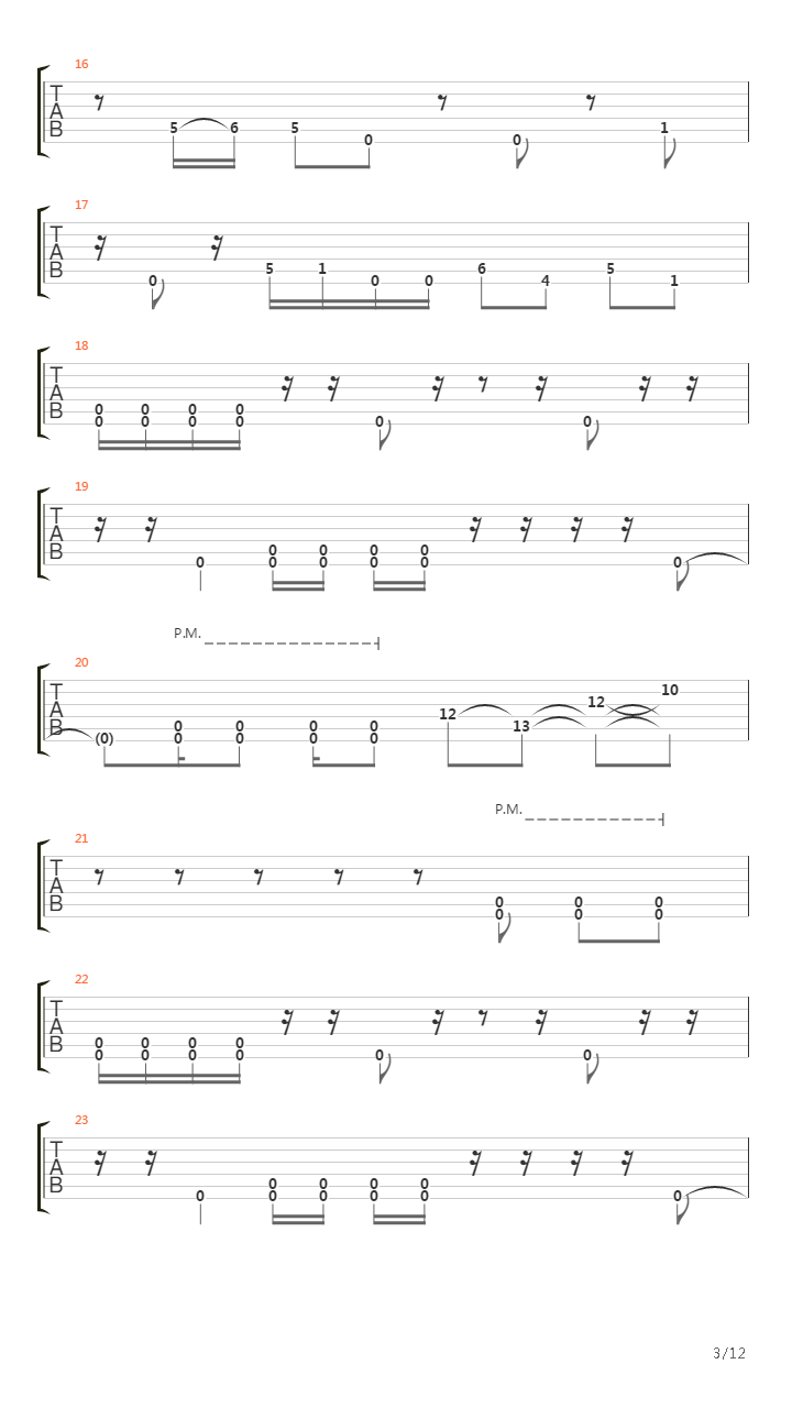 Solace吉他谱