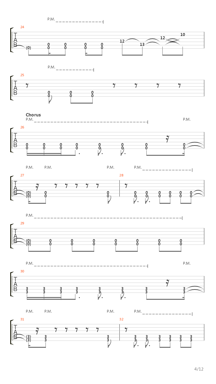 Solace吉他谱