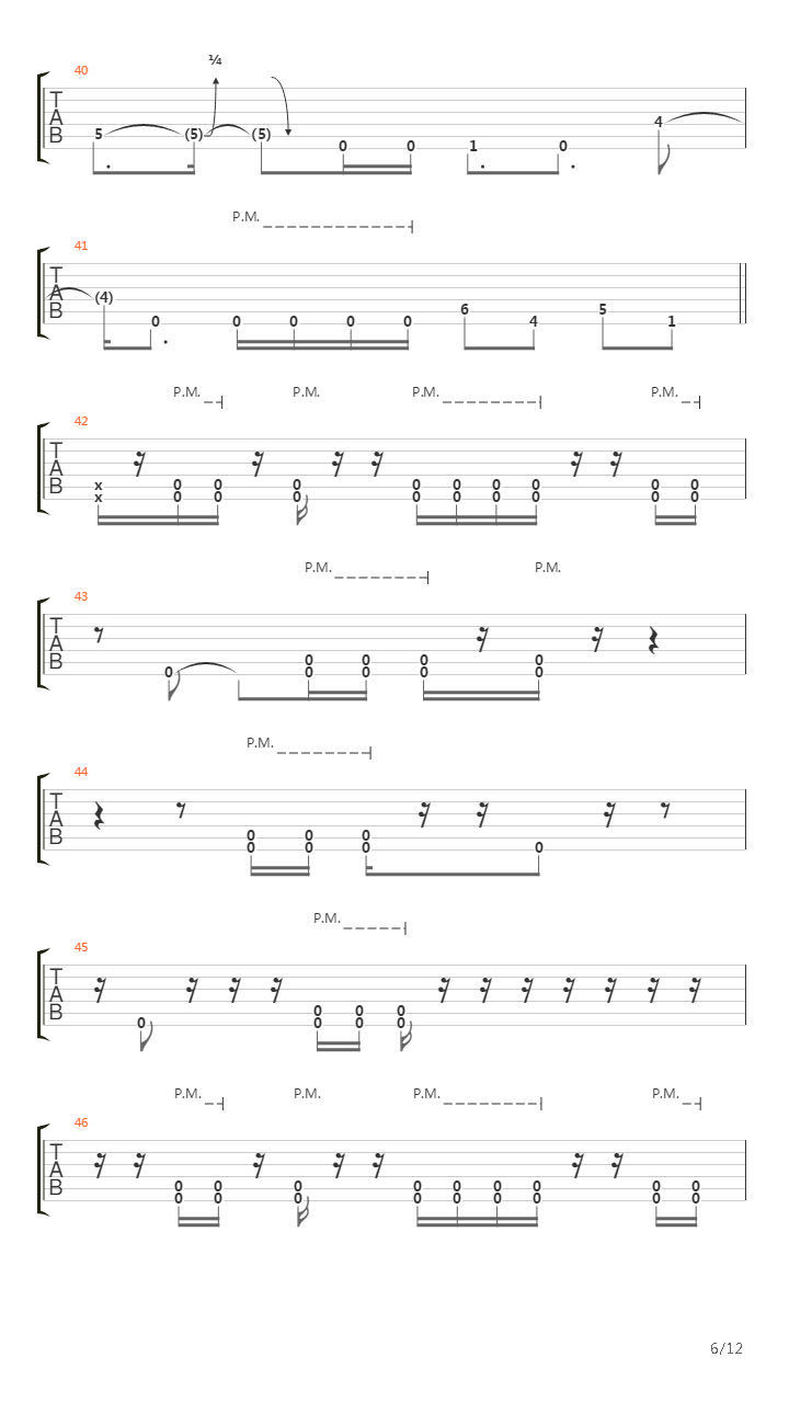 Solace吉他谱