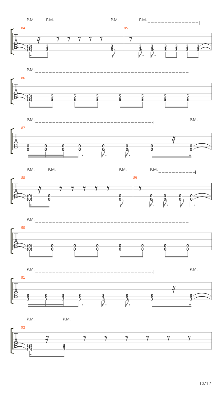 Solace吉他谱