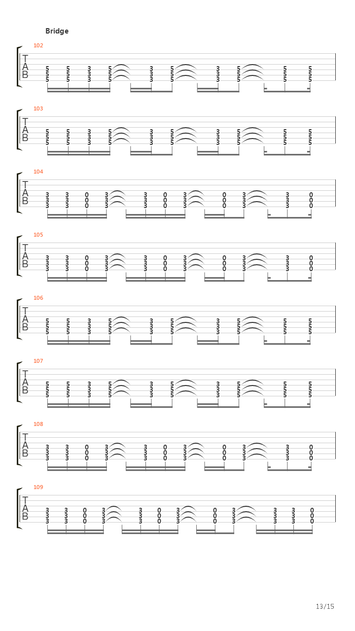 Reading Between Lines吉他谱