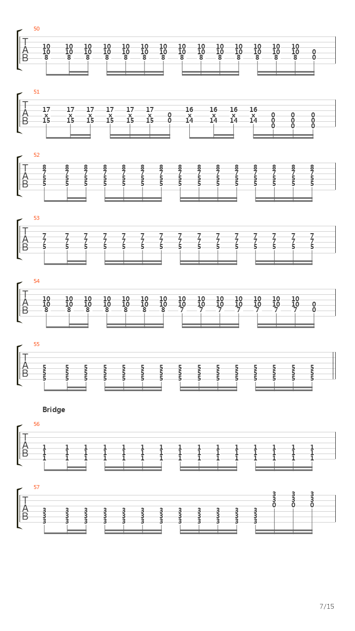Reading Between Lines吉他谱