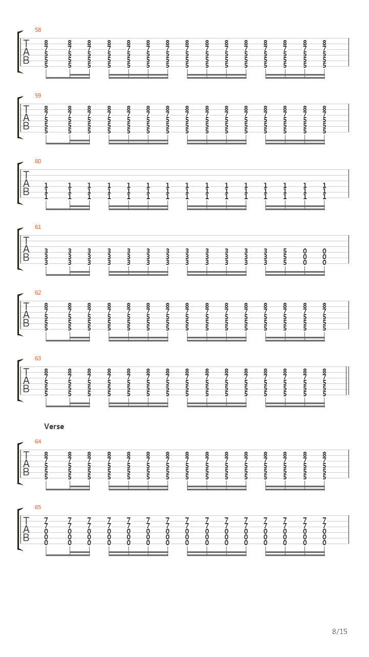 Reading Between Lines吉他谱