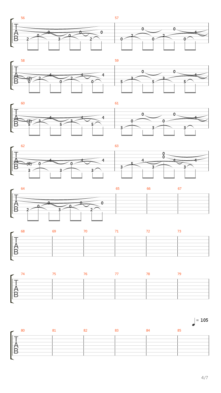 Verne吉他谱