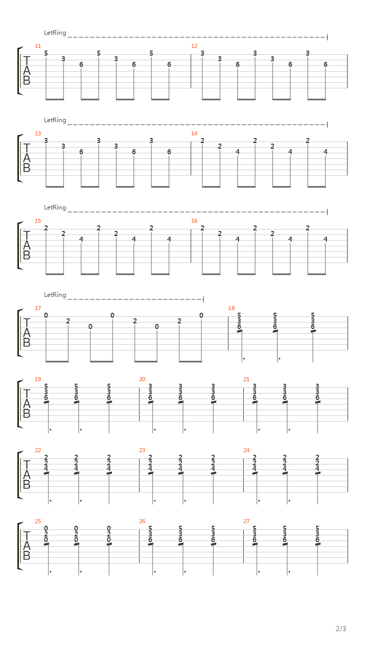 Zenith Arpeggio 450吉他谱
