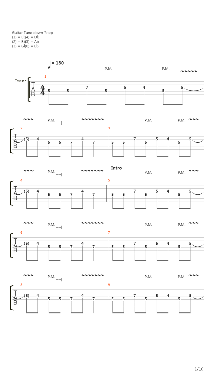 Efectos Secundarios吉他谱
