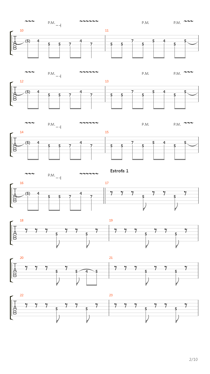 Efectos Secundarios吉他谱