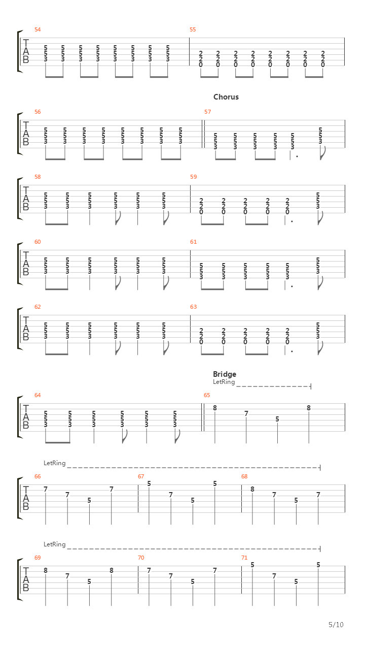 Efectos Secundarios吉他谱