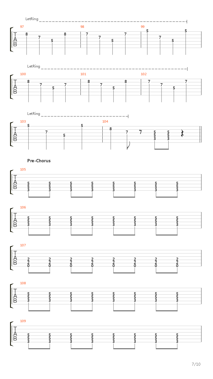 Efectos Secundarios吉他谱