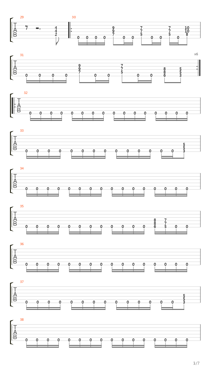 After The Holocaust吉他谱