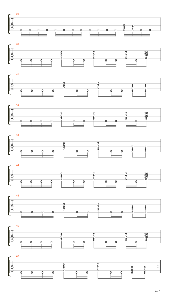 After The Holocaust吉他谱