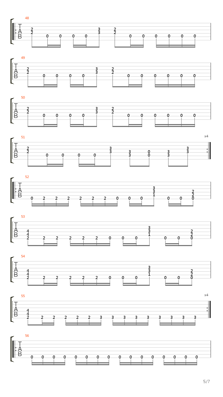 After The Holocaust吉他谱