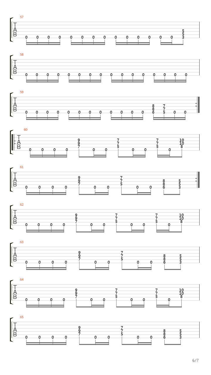 After The Holocaust吉他谱