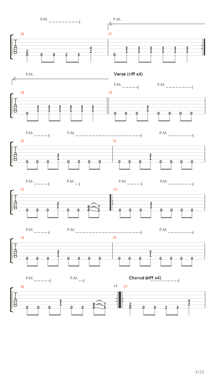 Critical Mass吉他谱