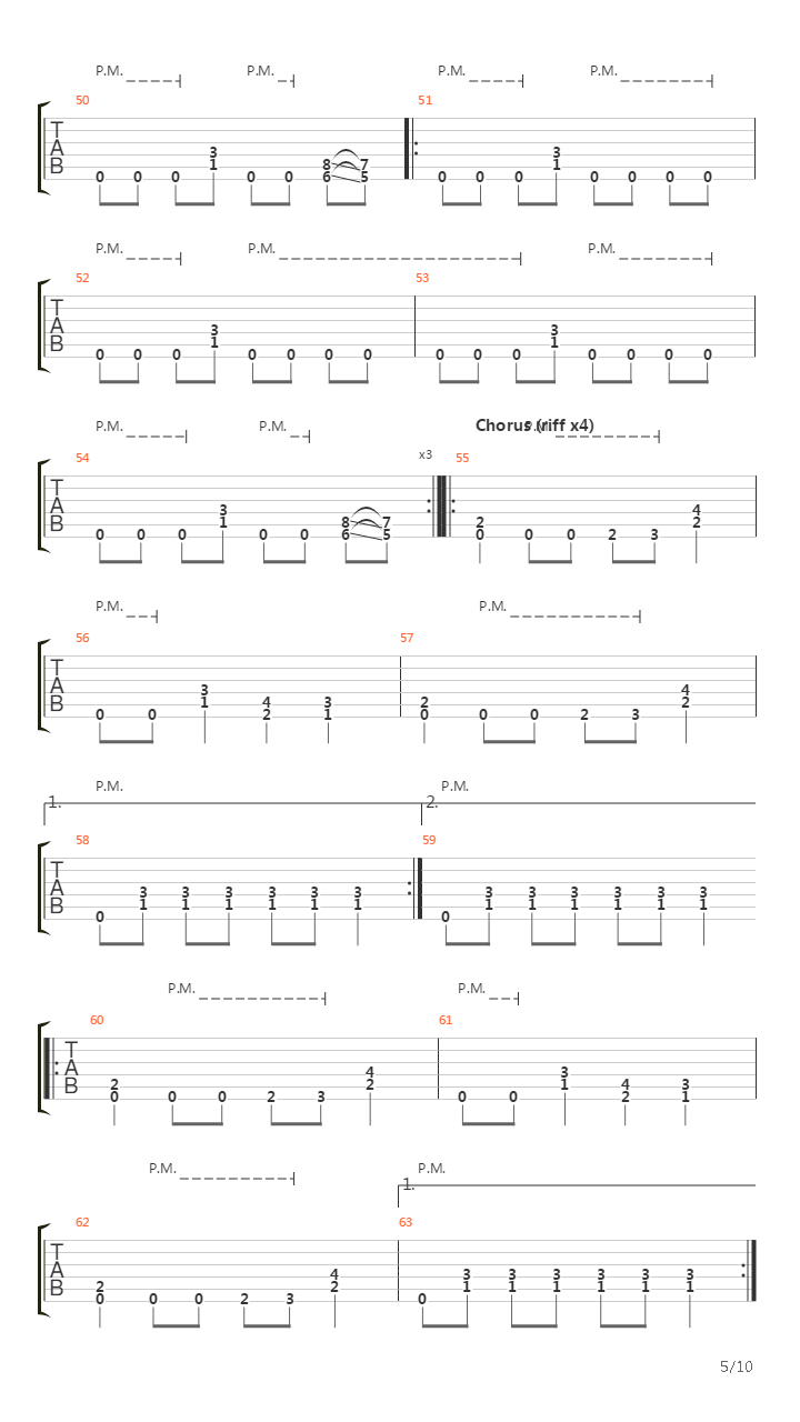 Critical Mass吉他谱