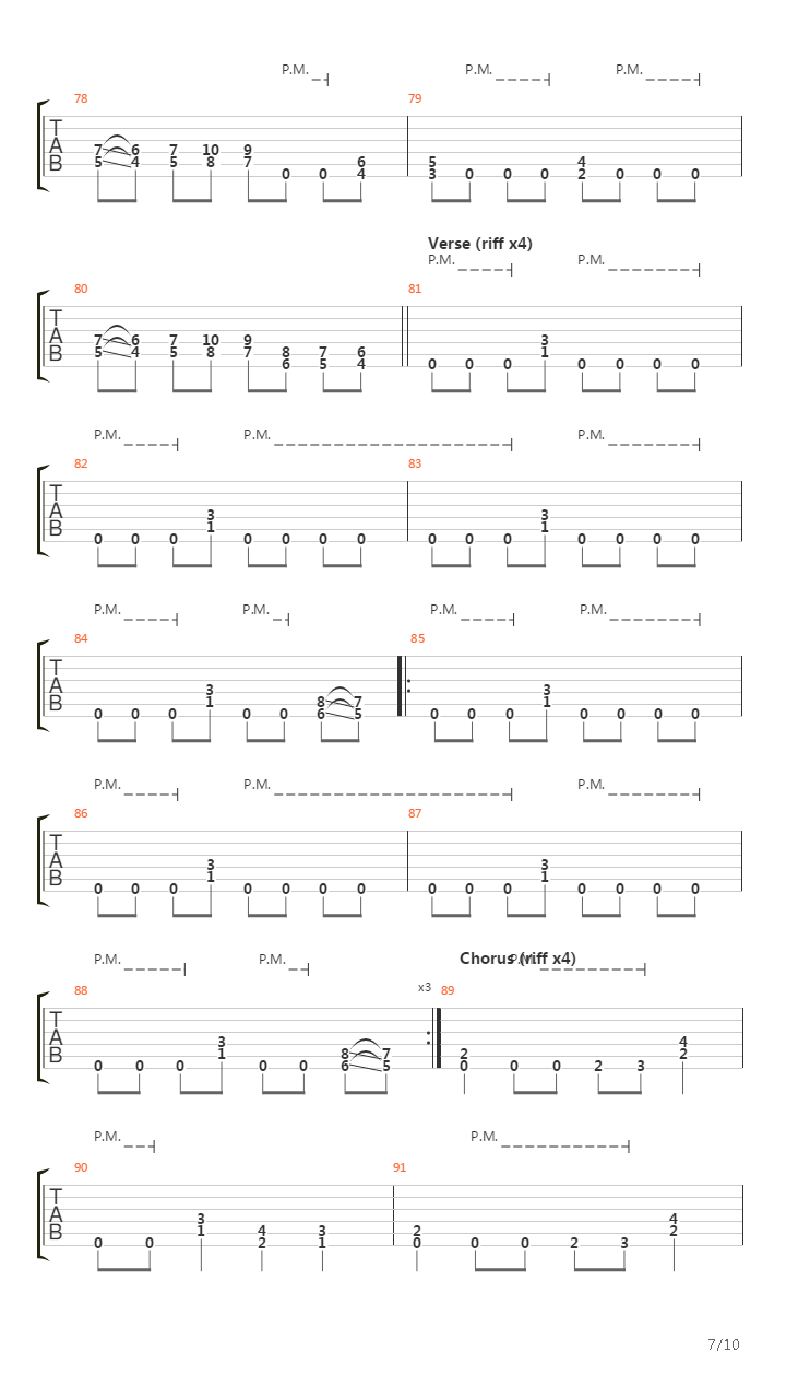 Critical Mass吉他谱