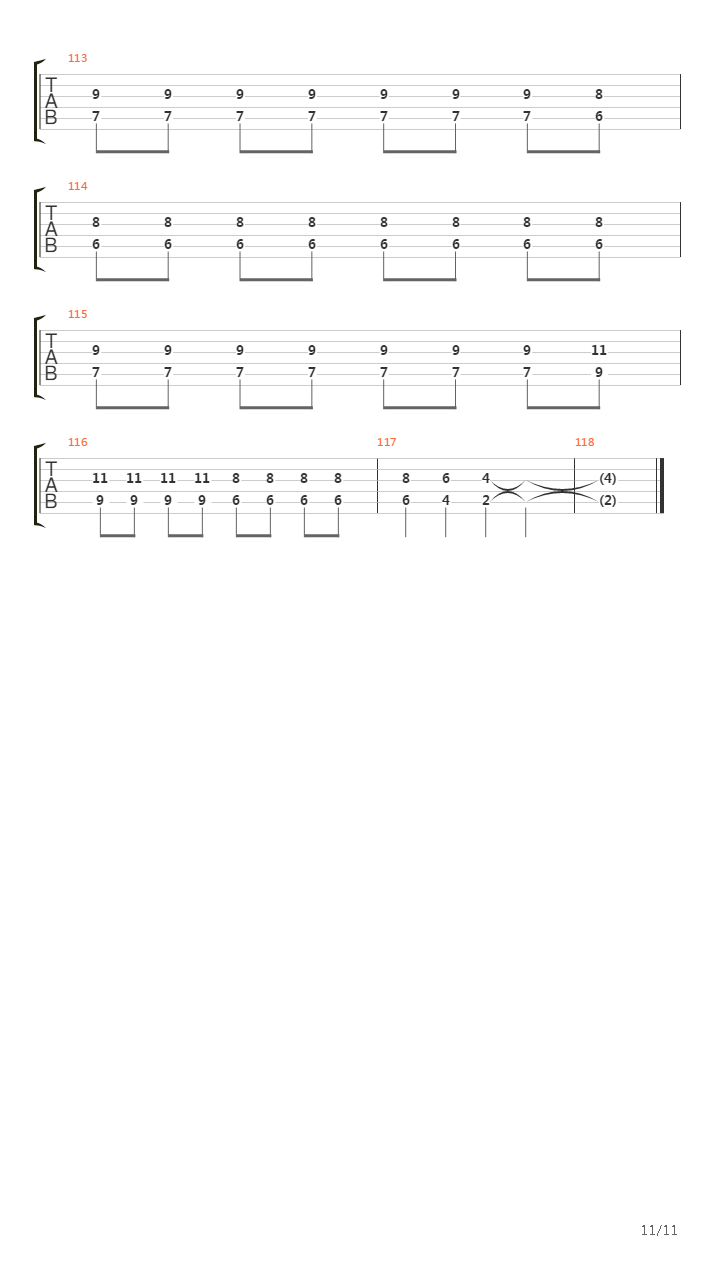 Pela Ultima Vez吉他谱