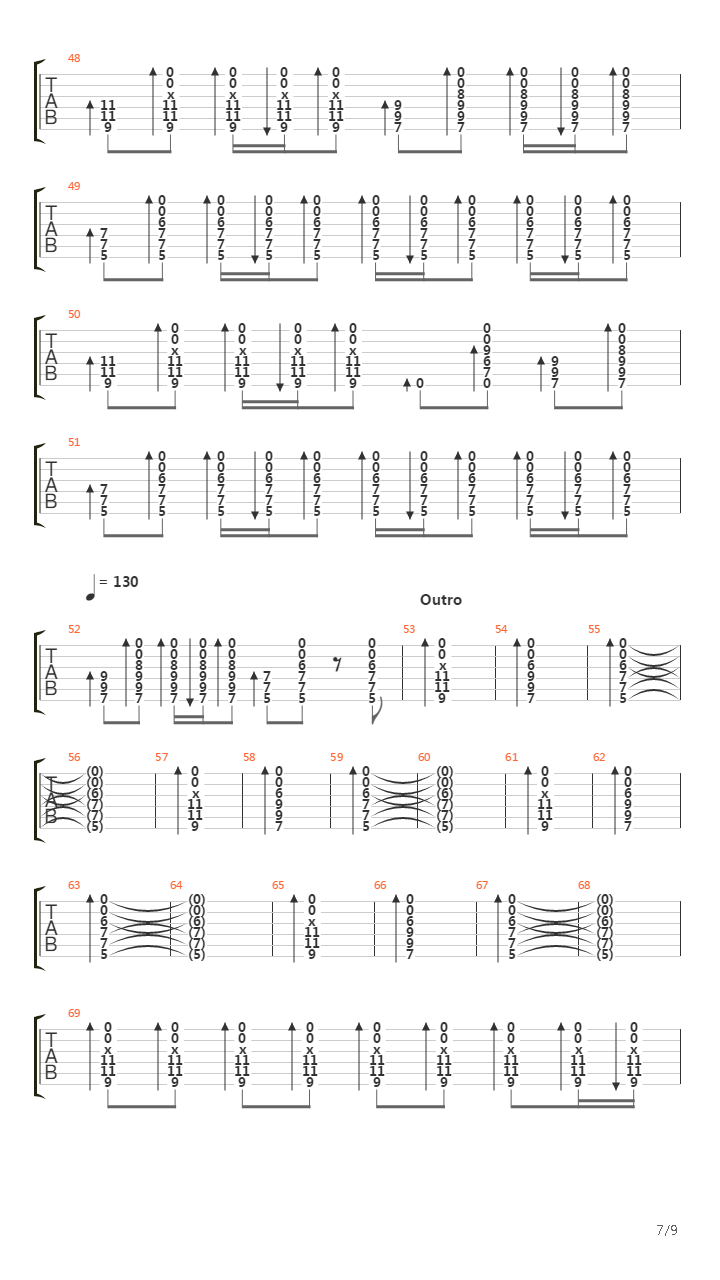 A Part Of Me吉他谱