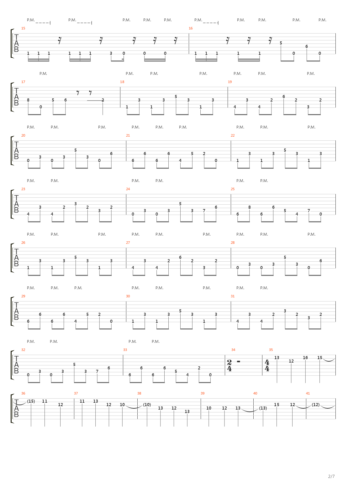 Powercore吉他谱