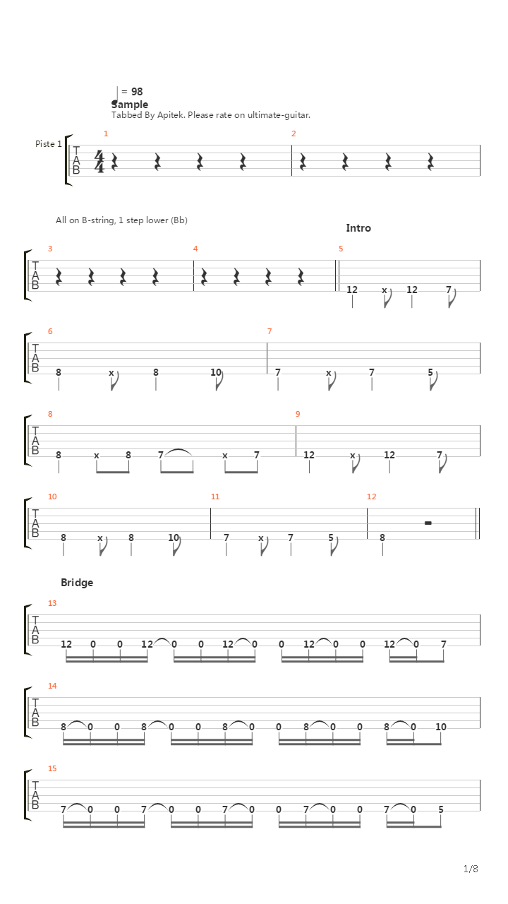 Anthem Of The Lonely吉他谱