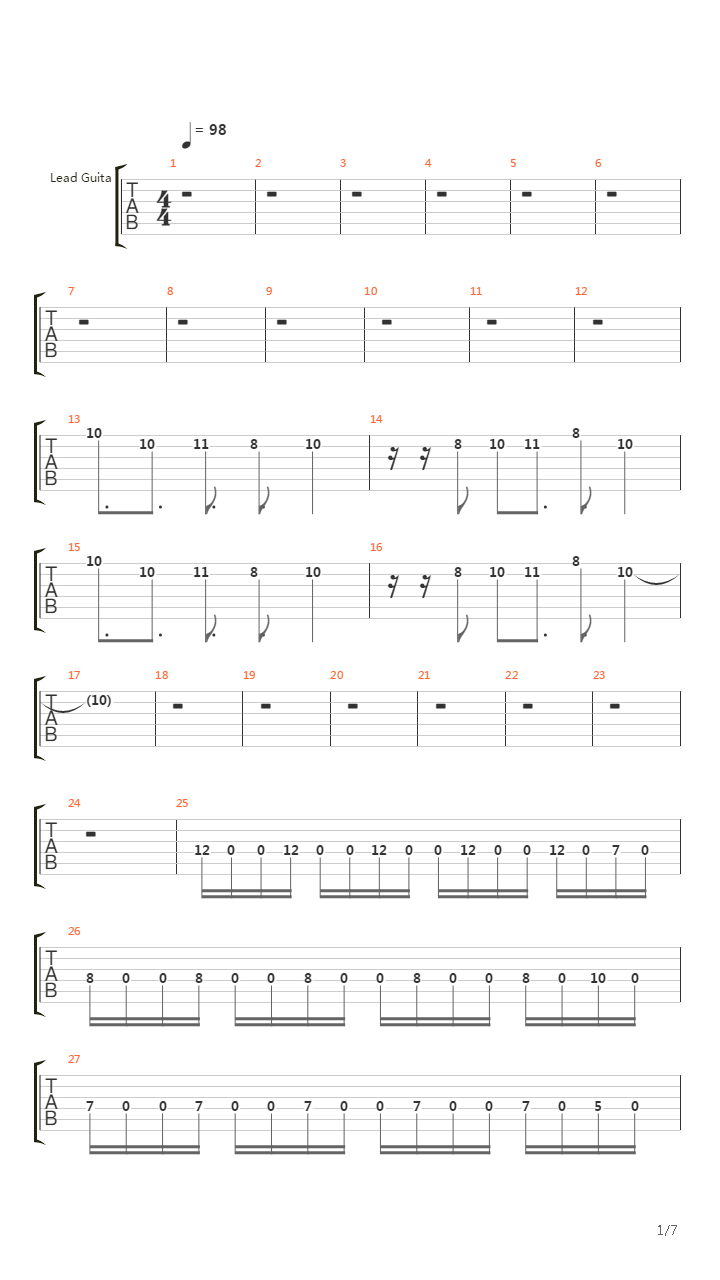 Anthem Of The Lonely吉他谱