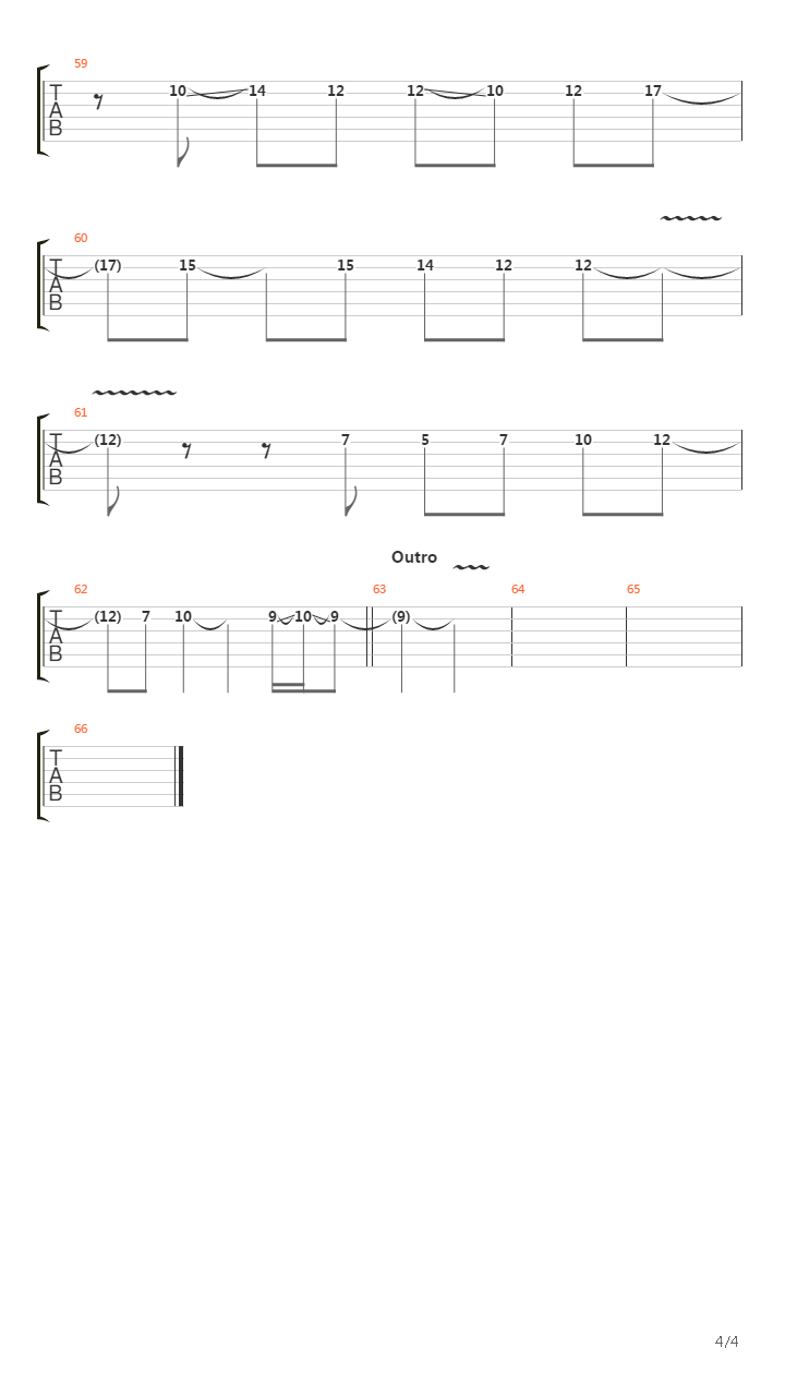 Write It Down吉他谱